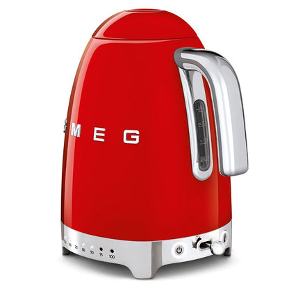Smeg Kettle Variable Temperature 1.7L Red