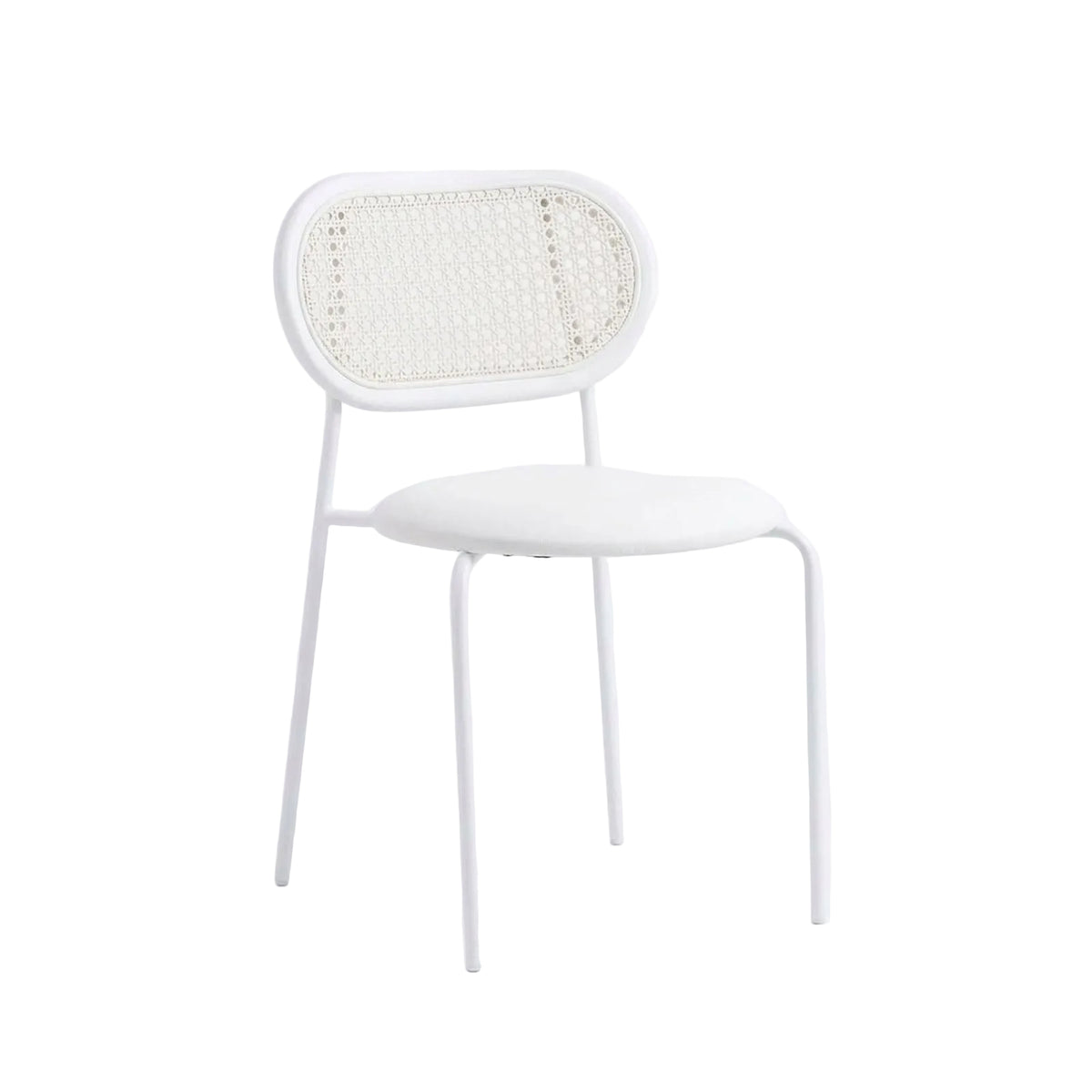 Konti white chair modern look with timeless appeal