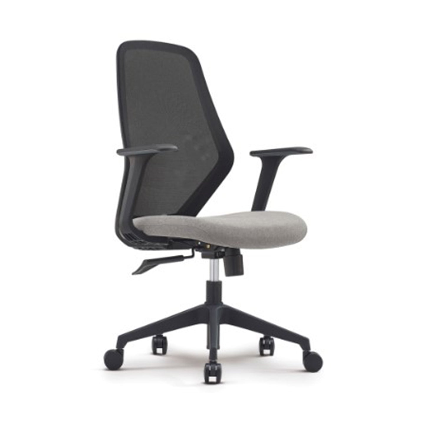 Kroena Black Office Chair, Simple And Supportive