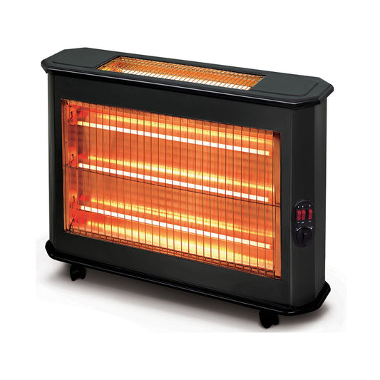 KUMTEL HEATER+THERMOST.,QUARTZ,4 LEVELS HEAT.