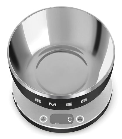 Smeg Digital Kitchen Scale Black Matt