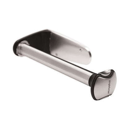 Kitchen Roll Holder_Long Wall Mount_Brushed Steel_28cm SIMPLE HUMAN
