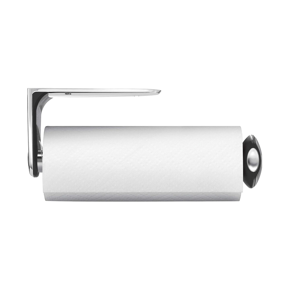 Kitchen Roll Holder_Long Wall Mount_Brushed Steel_28cm