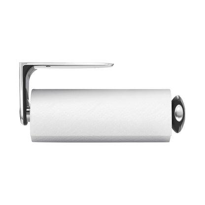 Kitchen Roll Holder_Long Wall Mount_Brushed Steel_28cm SIMPLE HUMAN