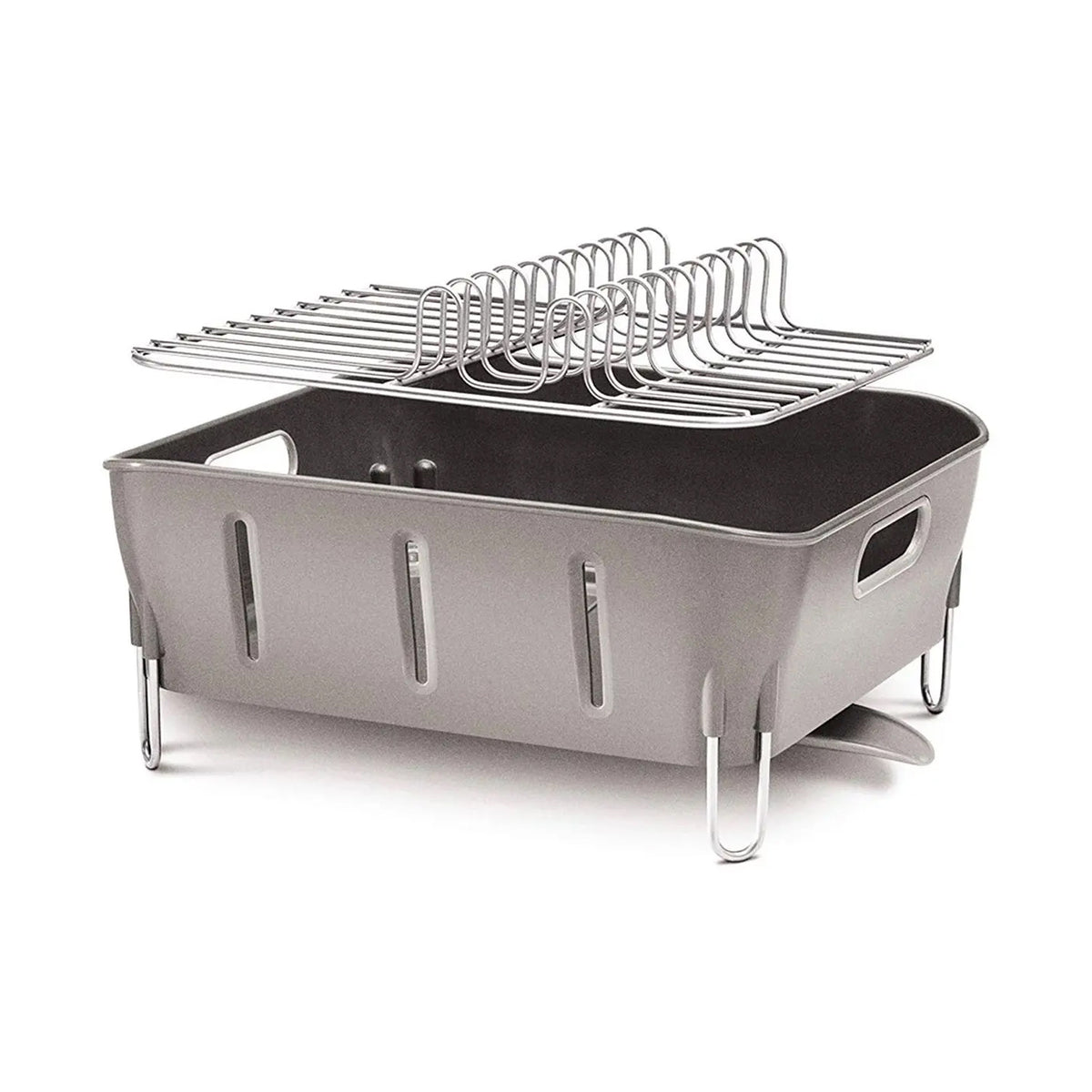 Compact Dishrack_Grey Plastic SIMPLE HUMAN