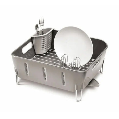 Compact Dishrack_Grey Plastic SIMPLE HUMAN