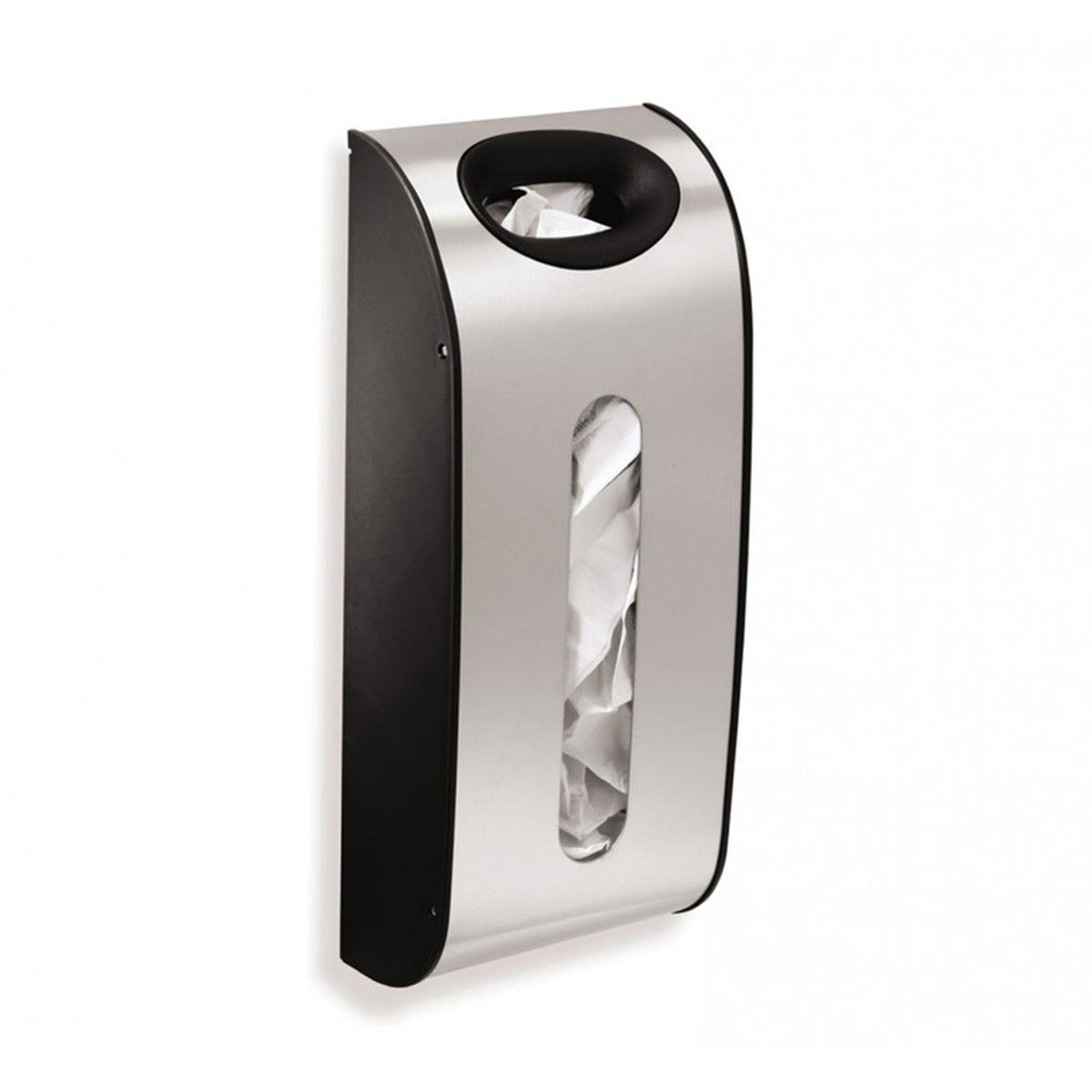 Carrier Bag Holder_Wall Mount_Brushed Steel SIMPLE HUMAN