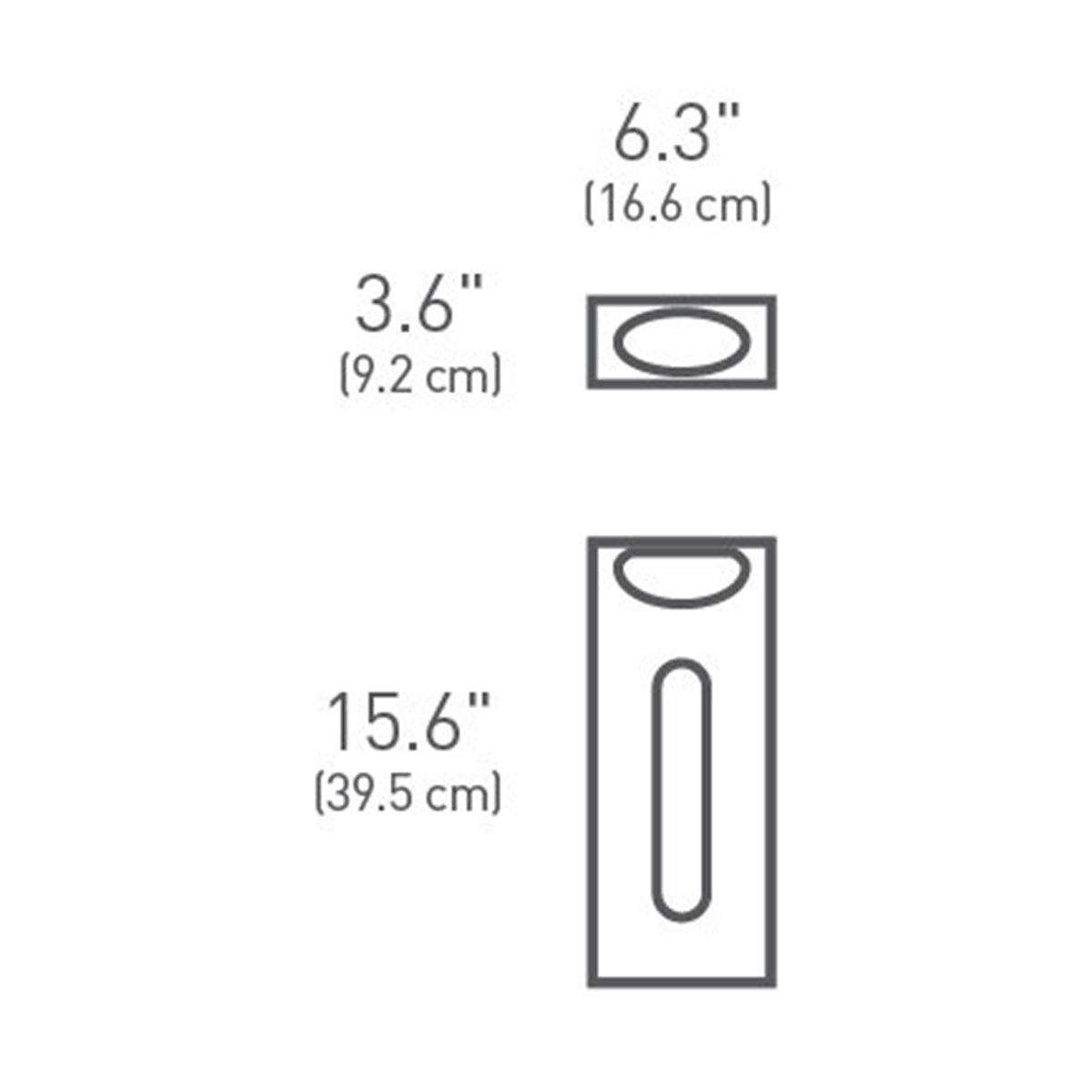 Carrier Bag Holder_Wall Mount_Brushed Steel
