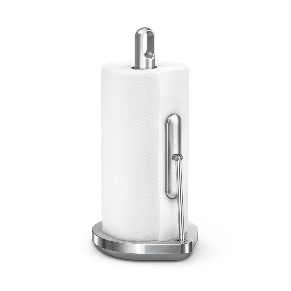 TENSION ARM PAPER TOWEL HOLDER, BRUSHED SIMPLE HUMAN