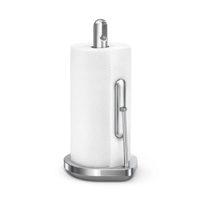 TENSION ARM PAPER TOWEL HOLDER, BRUSHED SIMPLE HUMAN