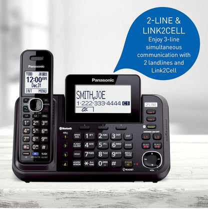 PANASONIC CORDLESS PHONE - BLUETOOTH - 2 LINE