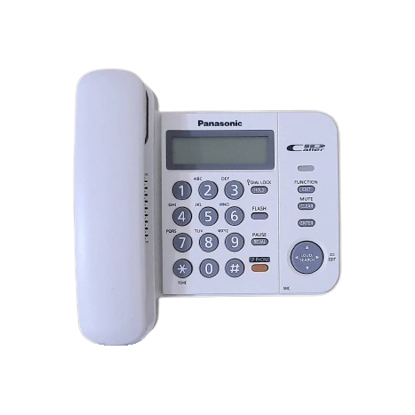 PANASONIC TELEPHONE WITH 3 STATIONS ONE TOUCH DIAL WHITE