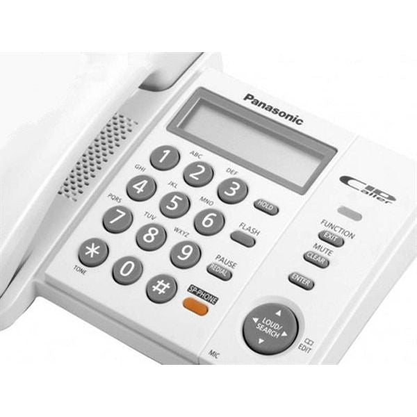 PANASONIC TELEPHONE WITH 3 STATIONS ONE TOUCH DIAL WHITE