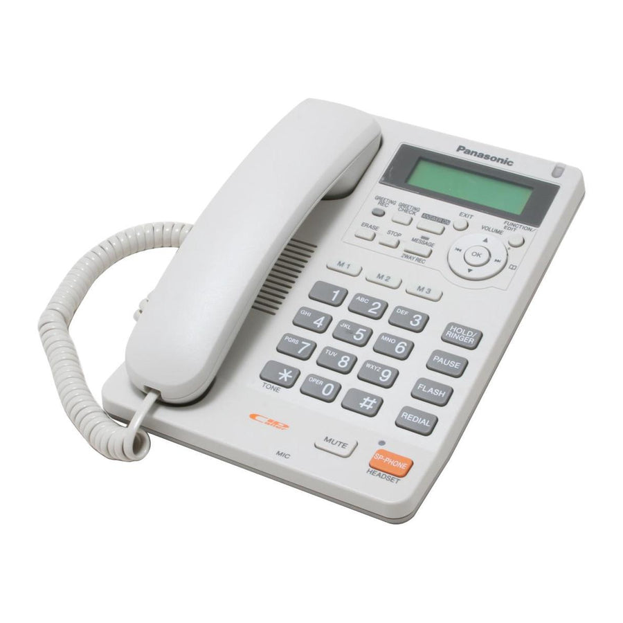 PANASONIC Integrated Corded Phone With answering System