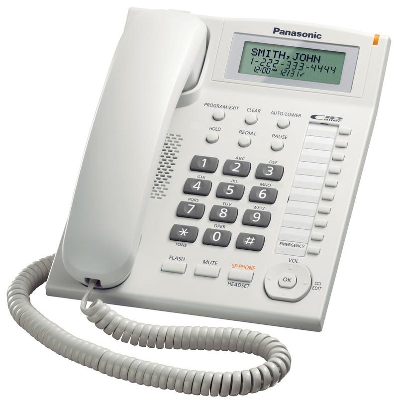 PANASONIC CORDED PHONE - CALLER ID - SPEAKERPHONE