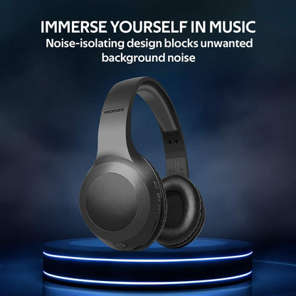 PROMATE Deep Bass Over-Ear Wireless Headphones