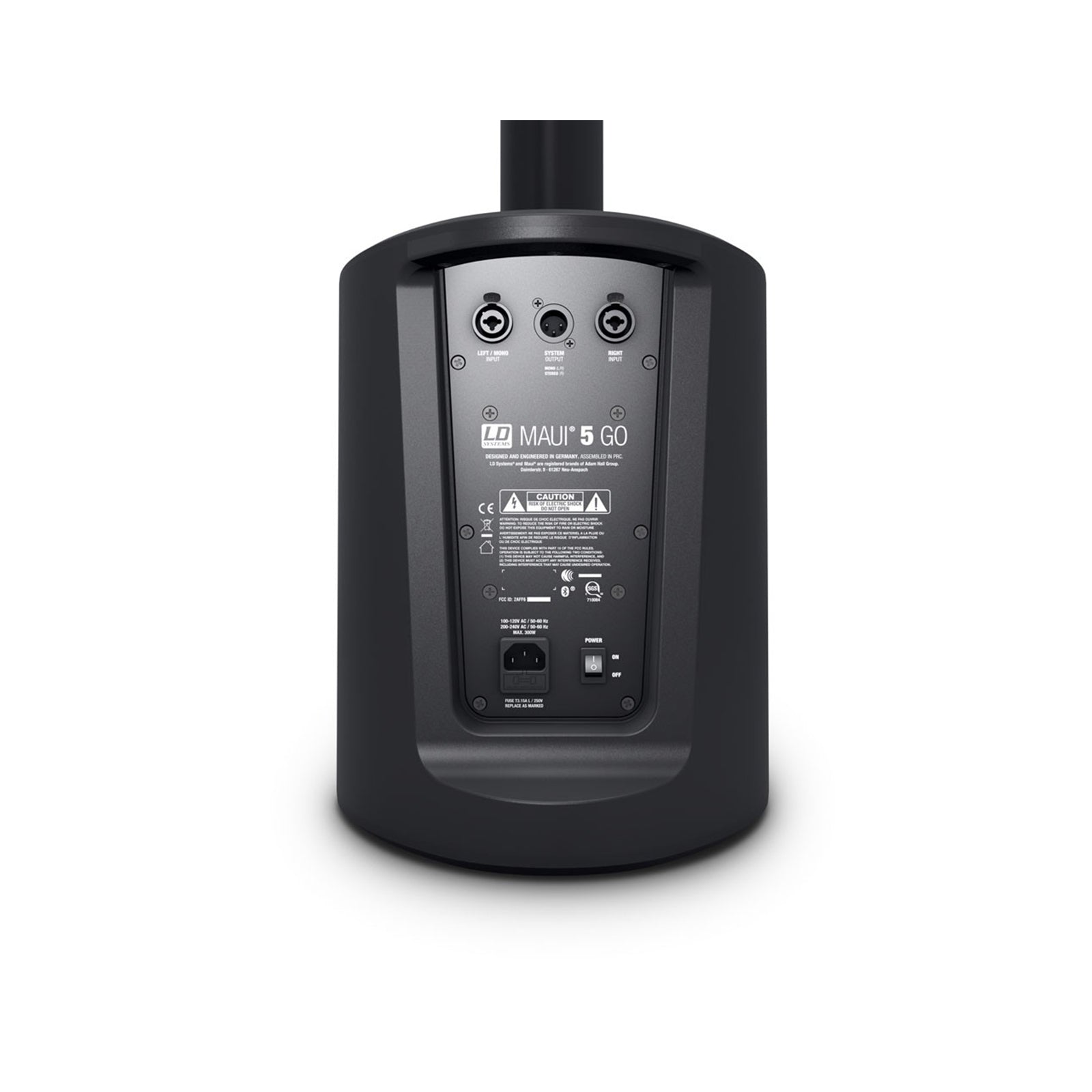 LD MAUI 5 GO Ultra-portable battery-powered column PA system