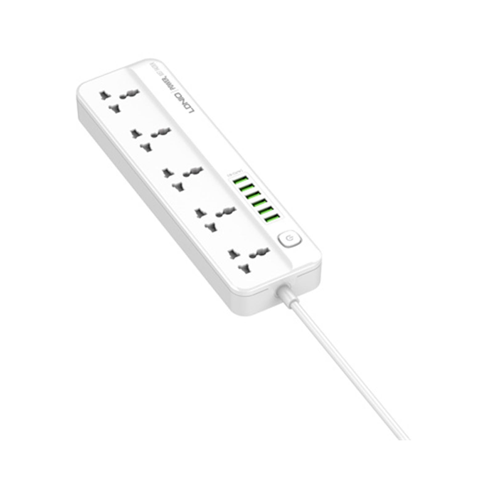 LDNIO 5 AC Outlets Universal Power Strip 2M 2500W