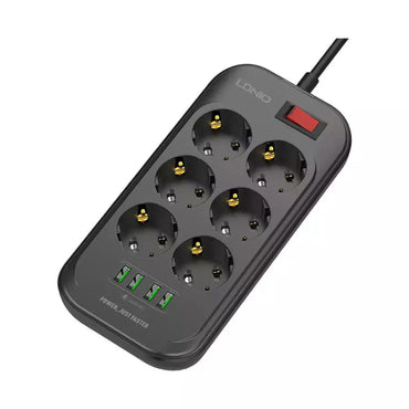 Ldnio Se6403 2500W 6 Power Sockets+4 Auto-Id