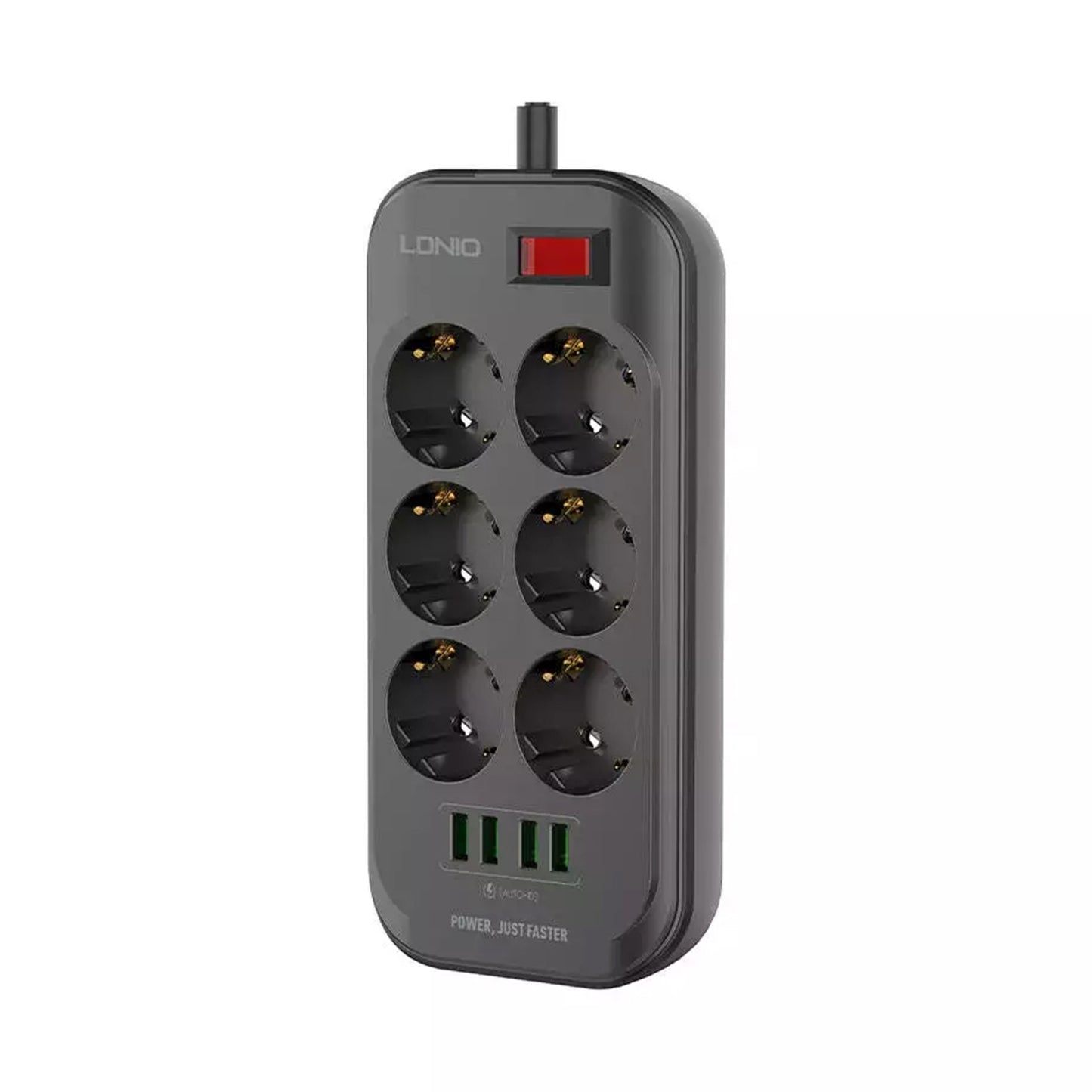 Ldnio Se6403 2500W 6 Power Sockets+4 Auto-Id