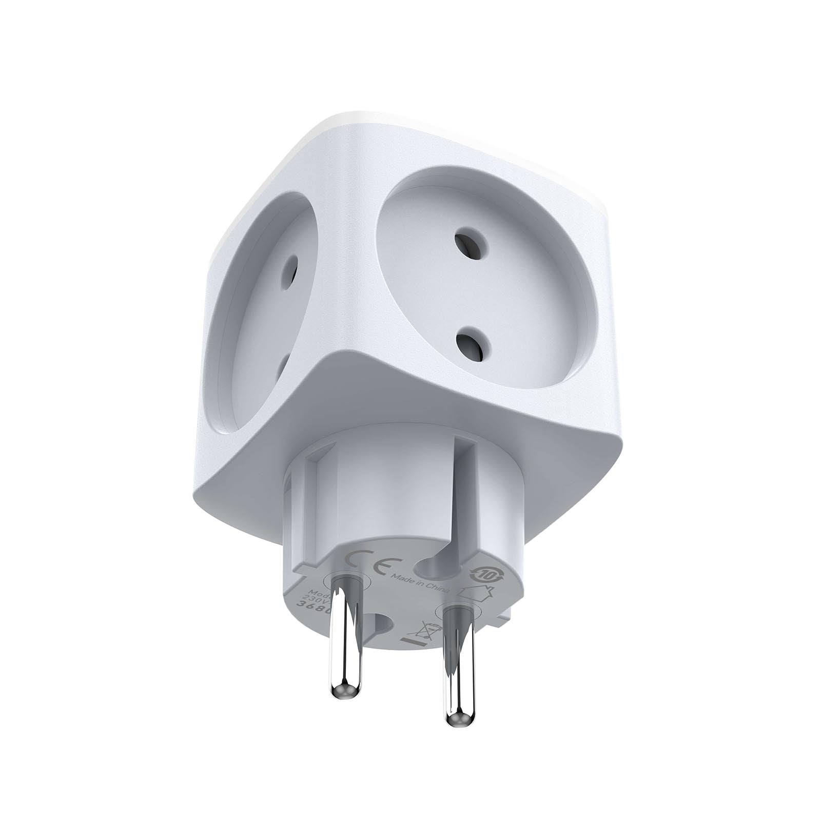 LDNIO EU Socket Adapter With 4 AC Outlets 3680W