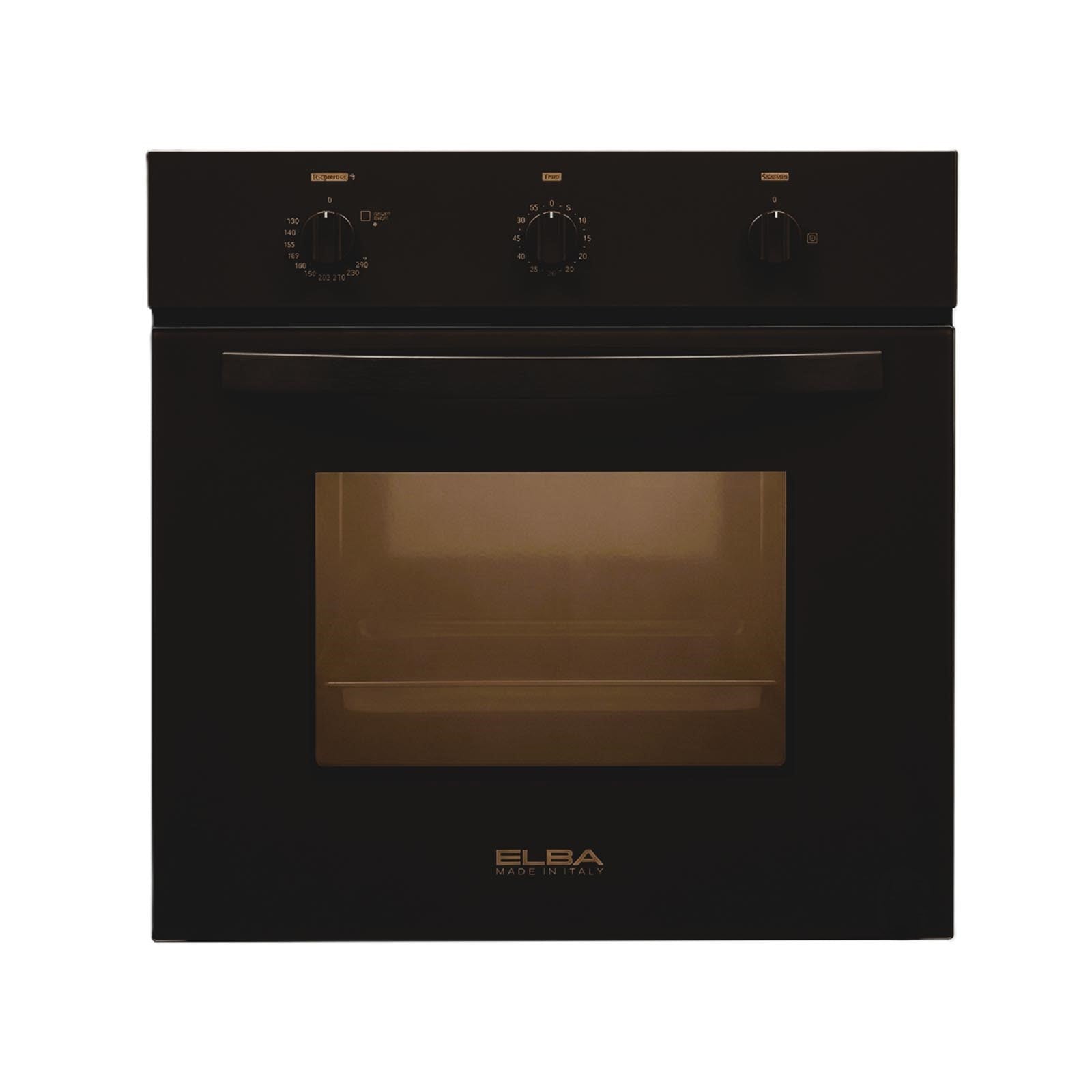 ELBA Oven 60 cm Gas Gas Ignition Brown
