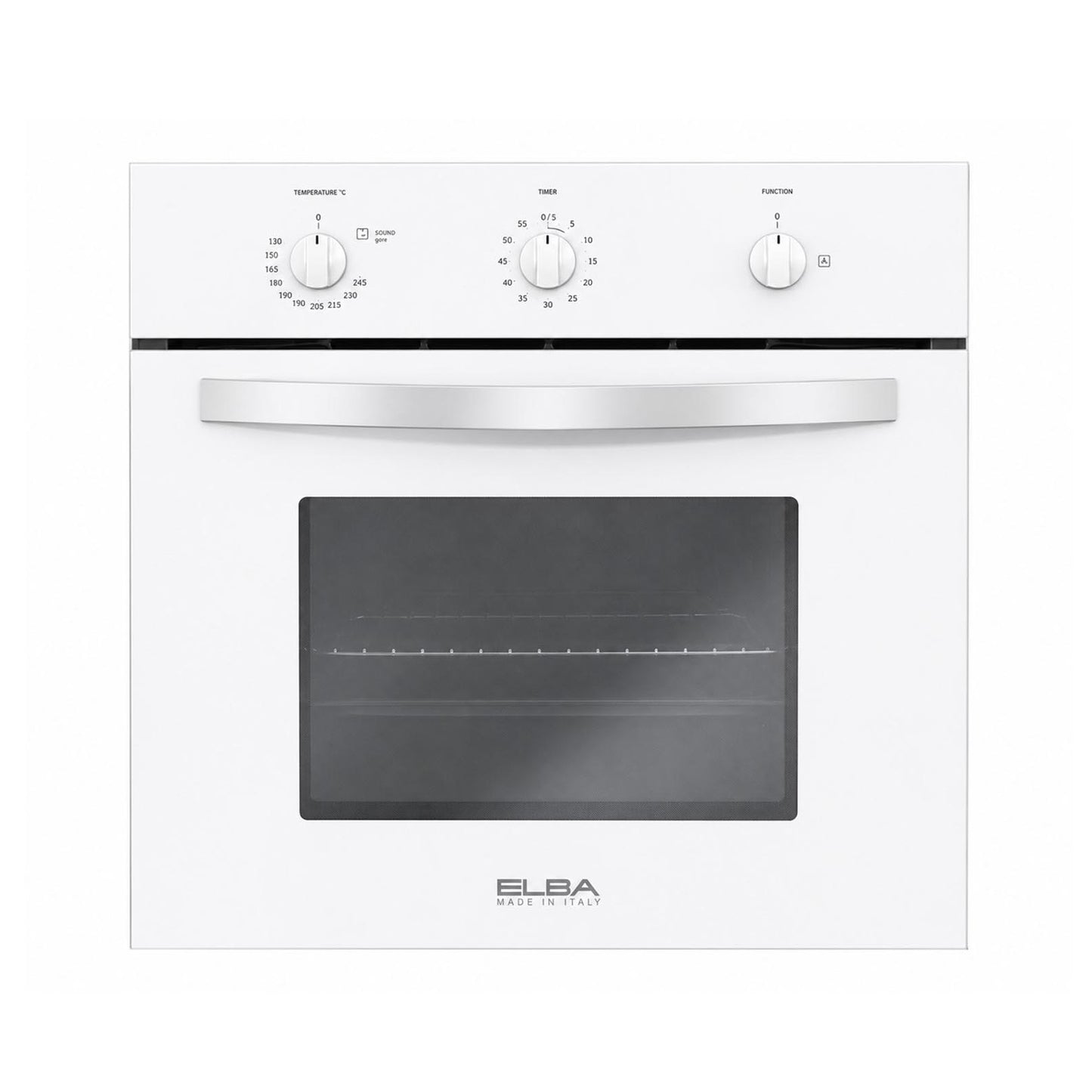 ELBA Oven 60 cm Gas Gas Ignition White ELBA+