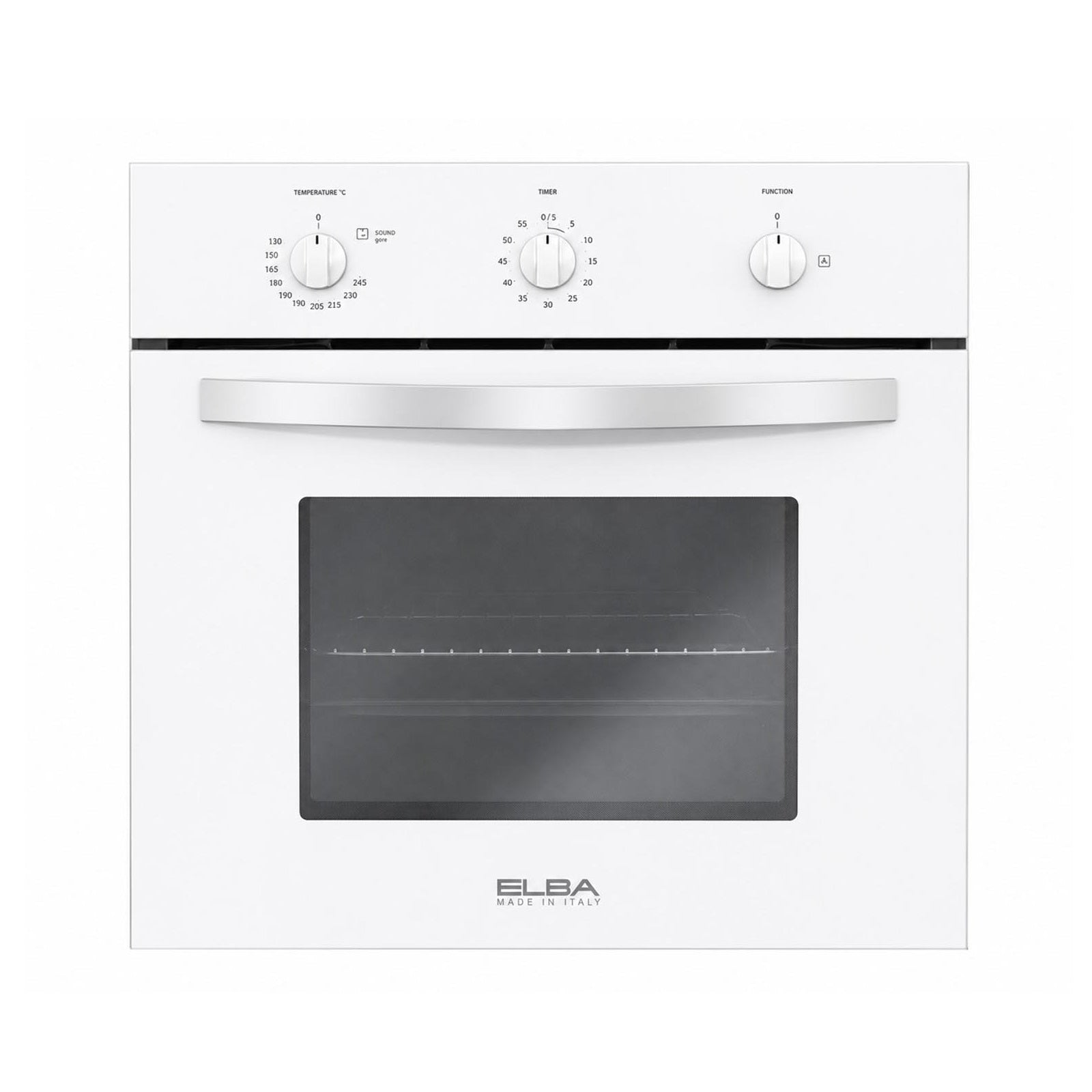 ELBA Oven 60 cm Gas Gas Ignition White