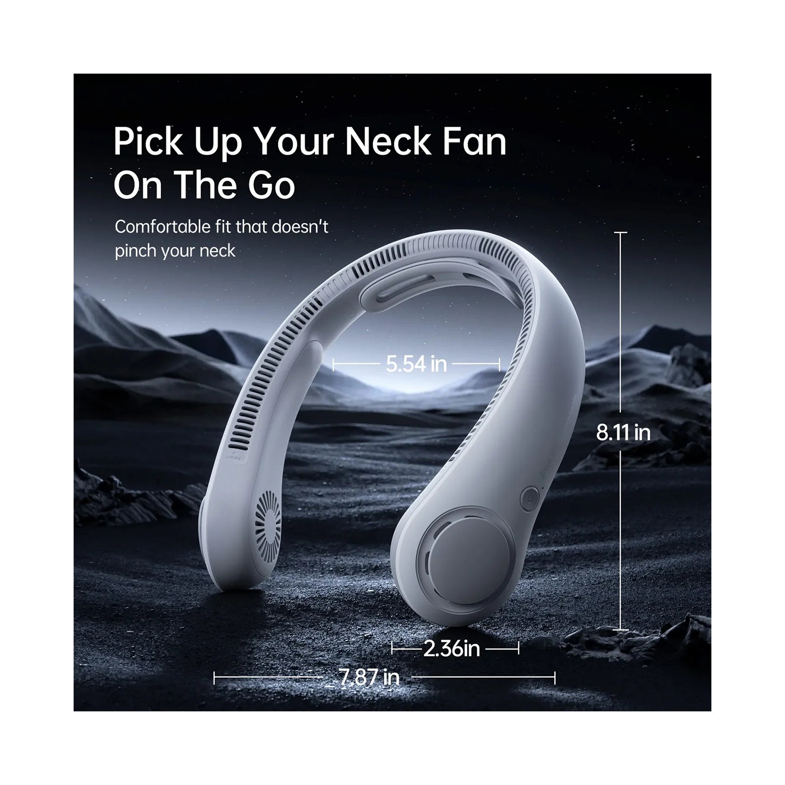 JisuLife Neck Fan Life 4 Black