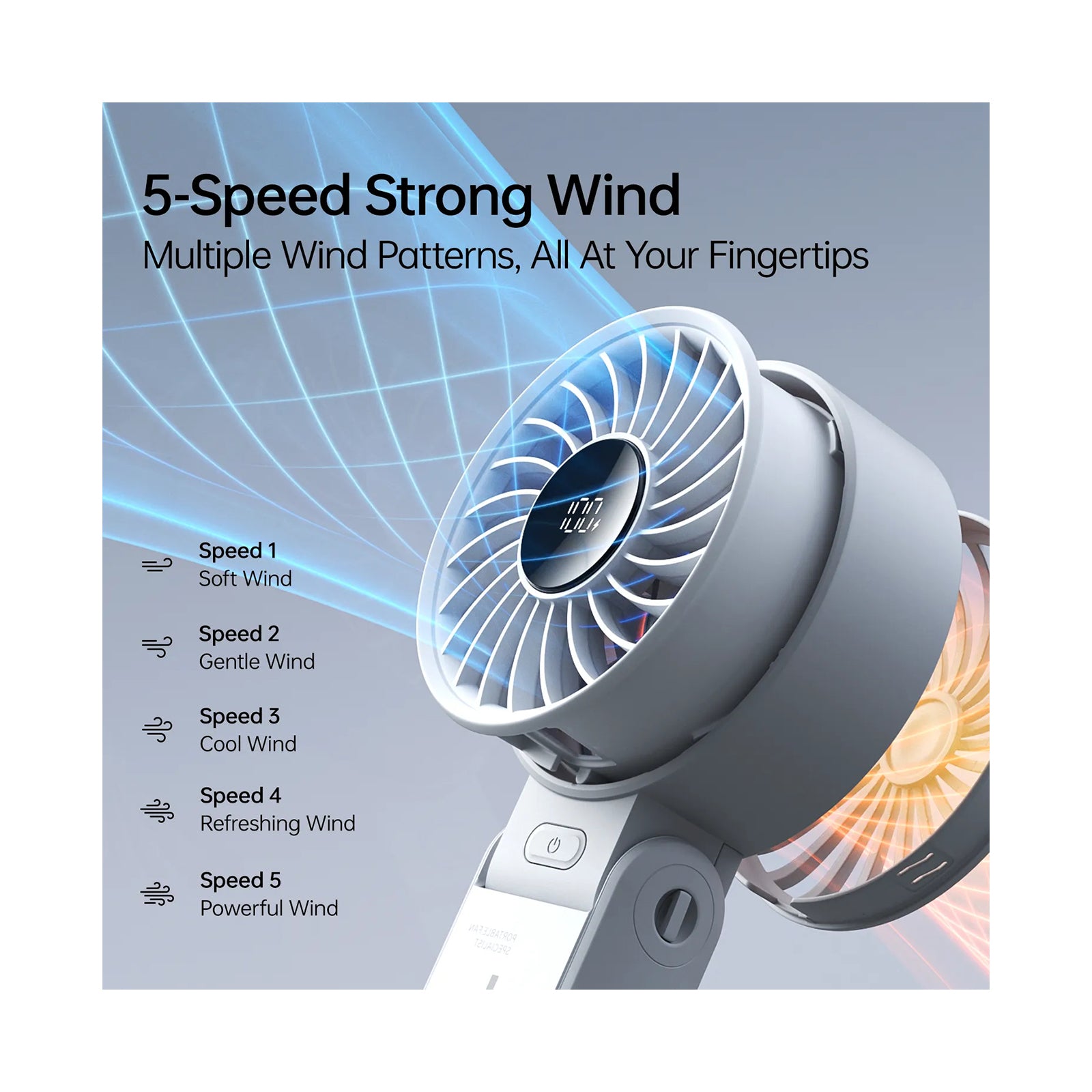 JISULIFE Handheld Fan Life7 – Ultimate Flexibility Pink