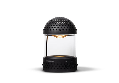 TRANSPARENT 360° Sound Light Speaker Black ambient lighting