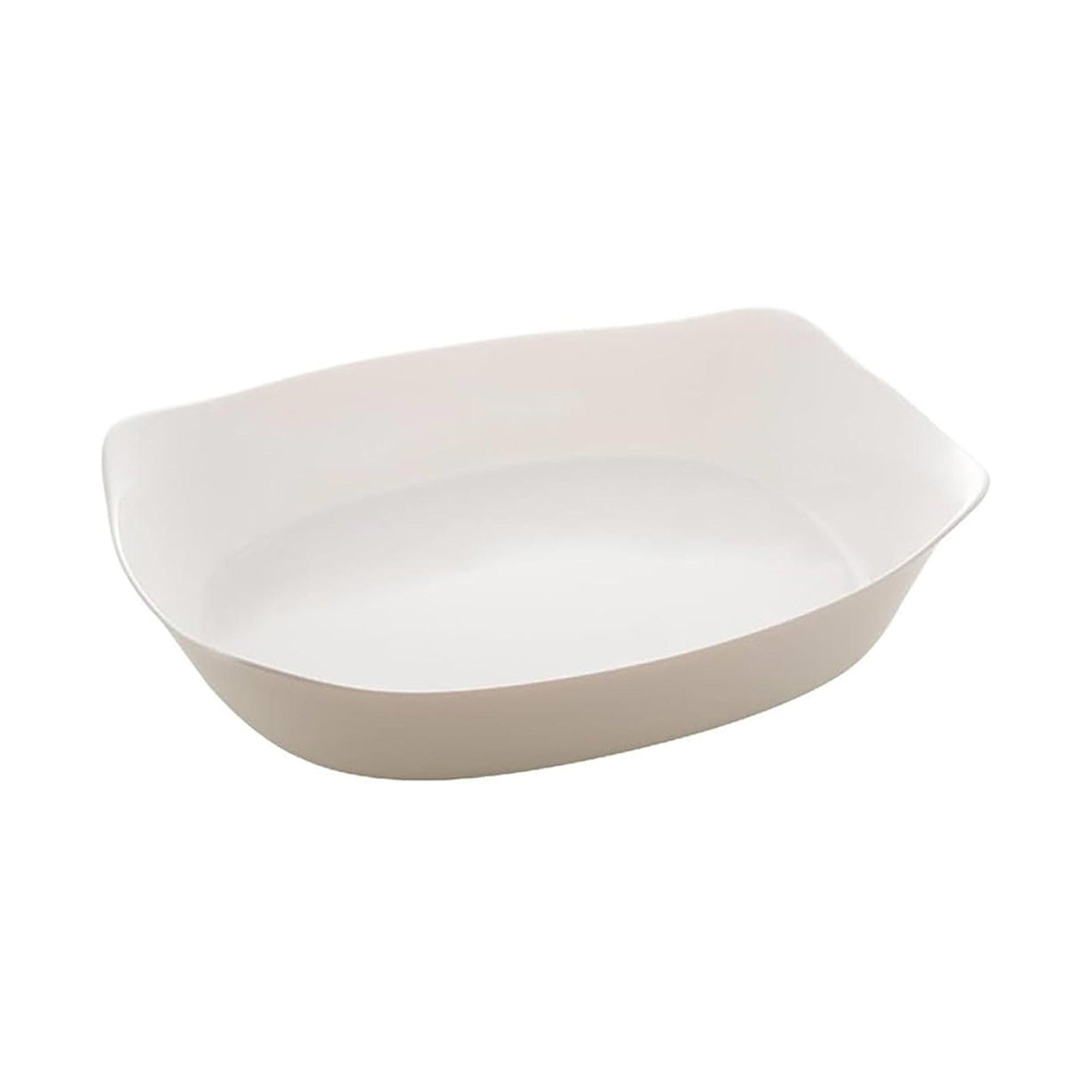 CARINE BLANC RECT PLATE