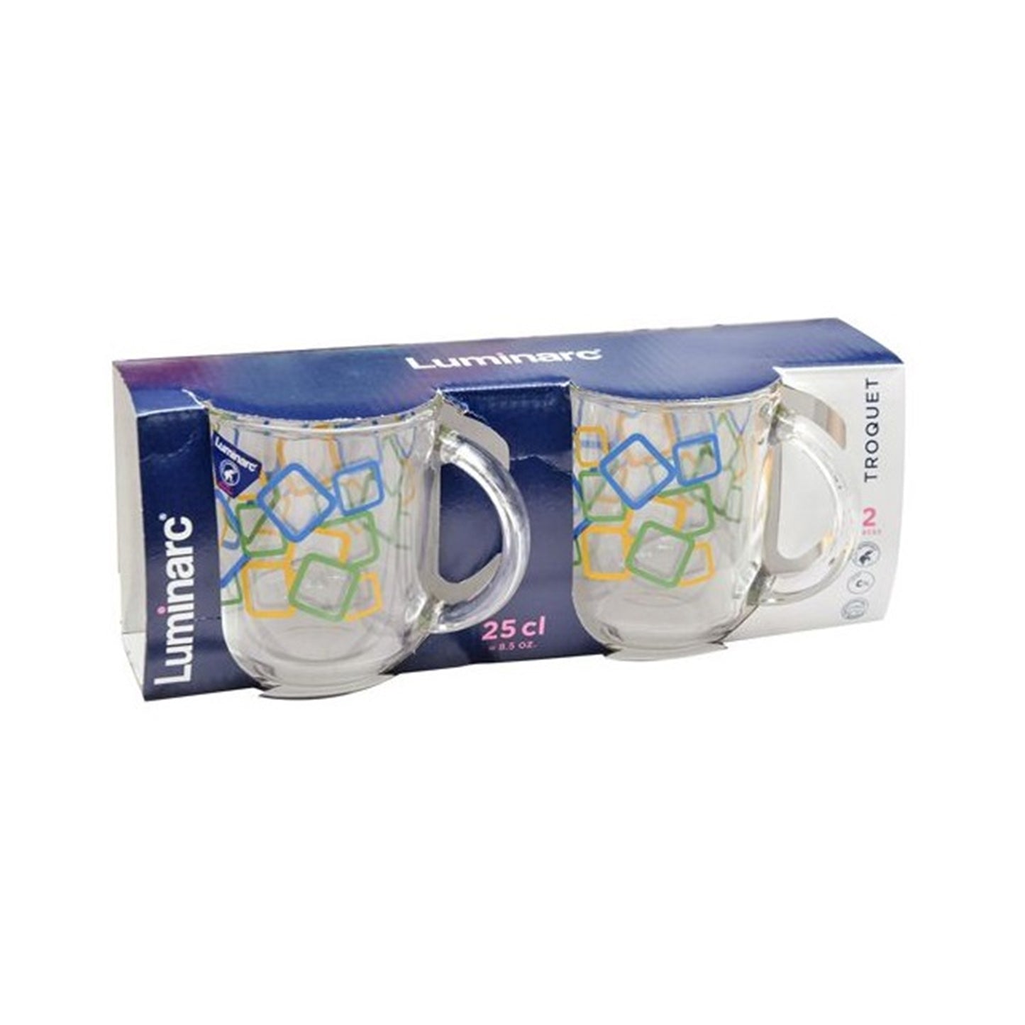 BOCK TROQUET 25CL BOXY MANIA K/2 PCS LUMINARC