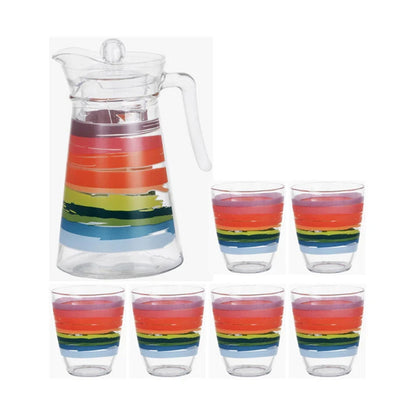 Luminarc Neo+kone Color Pencil 7 Pcs  Drink Set[n0792]