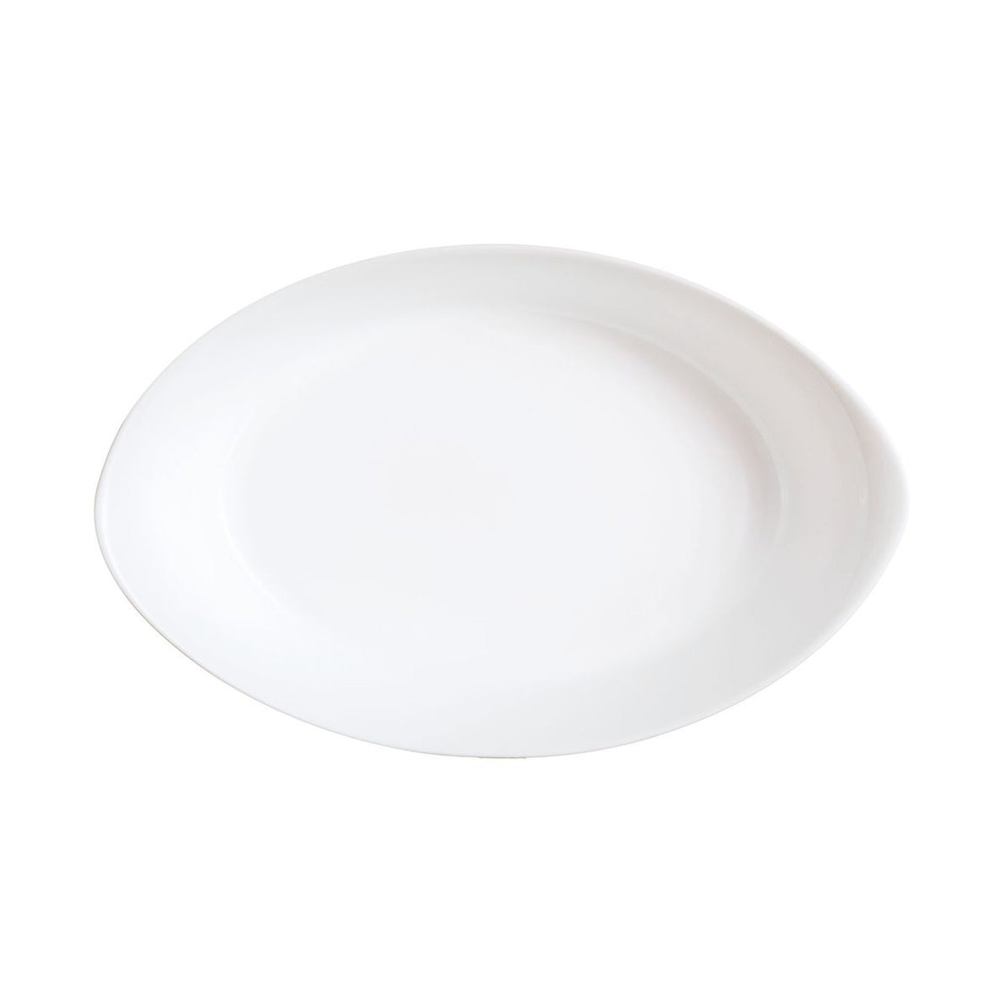 CARINE BLANC PLAT OVAL 21*13 SMART CUISINE