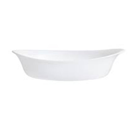 CARINE BLANC PLAT OVAL 25*15 SMART CUISINE