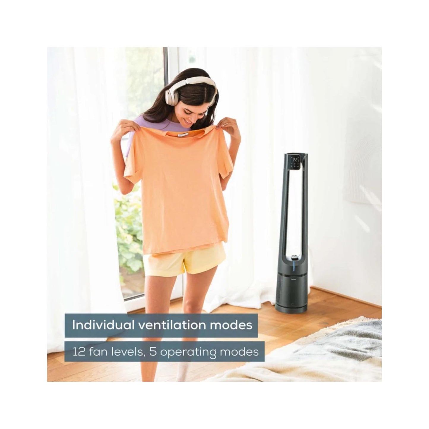 Beurer 2-in-1 air purifier and fan BEURER