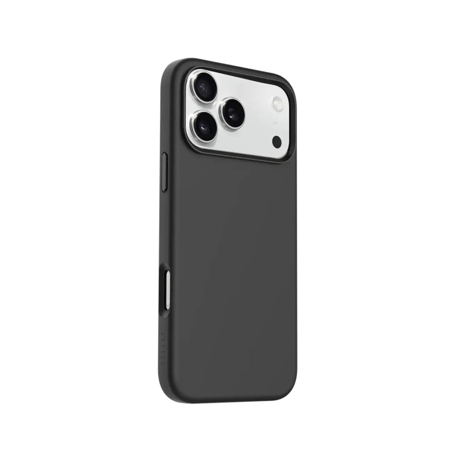 Levelo Iris Pro Magsafe Liquide Silicone Case -17 Pro Black LEVELO