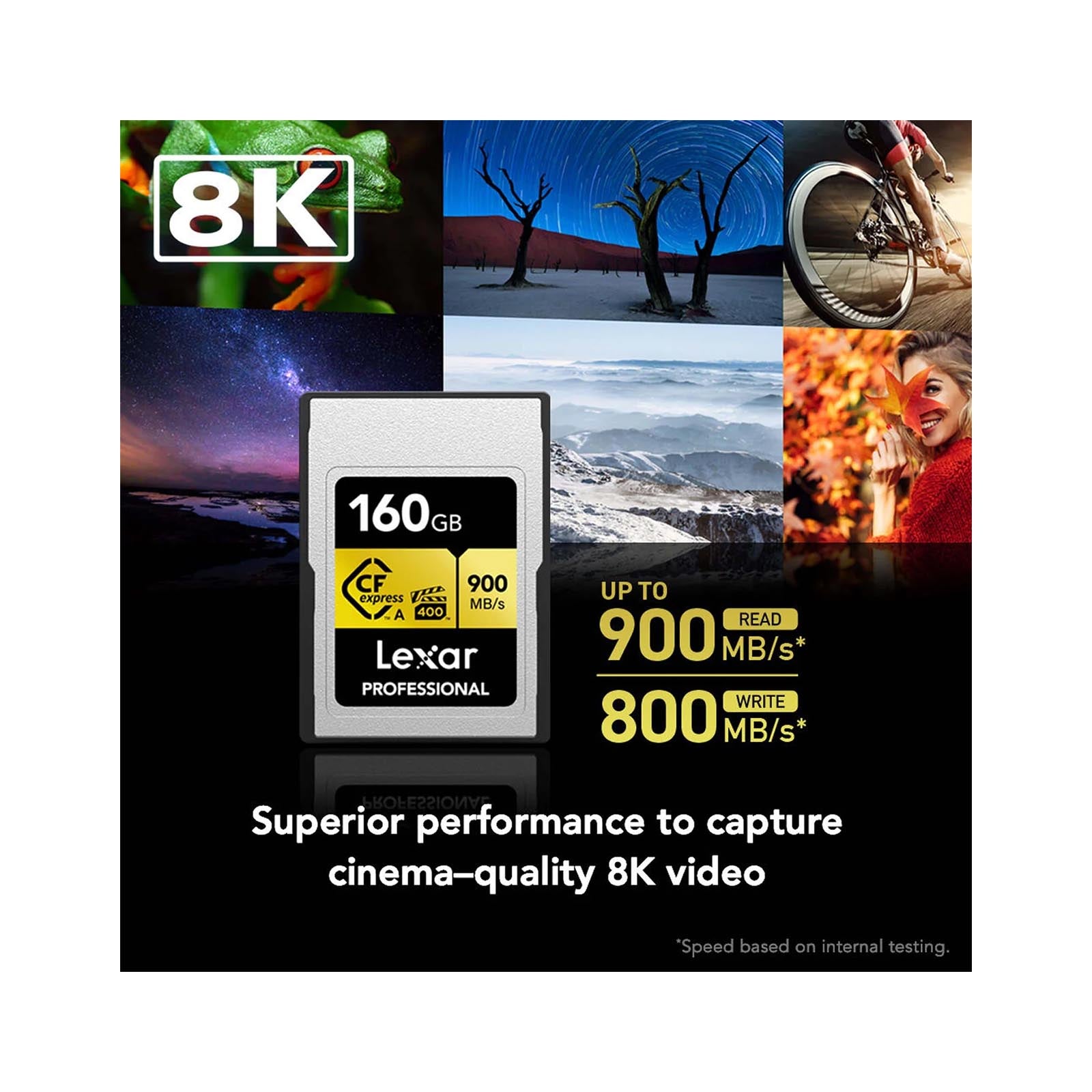 Lexar 160GB Professional CFexpress Type A Card GOLD Series