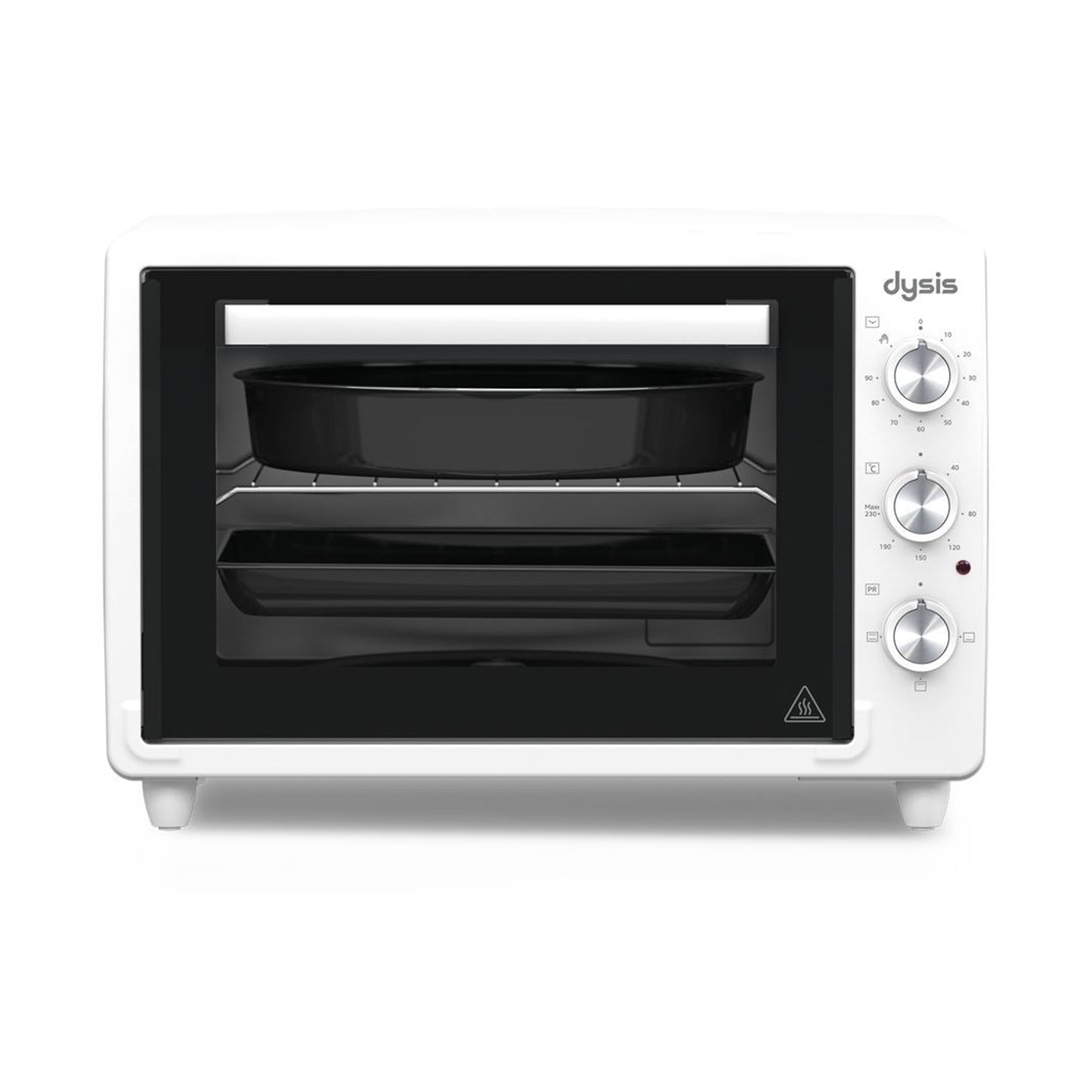 DYSIS Electric Oven 34L White, 1300 Watt