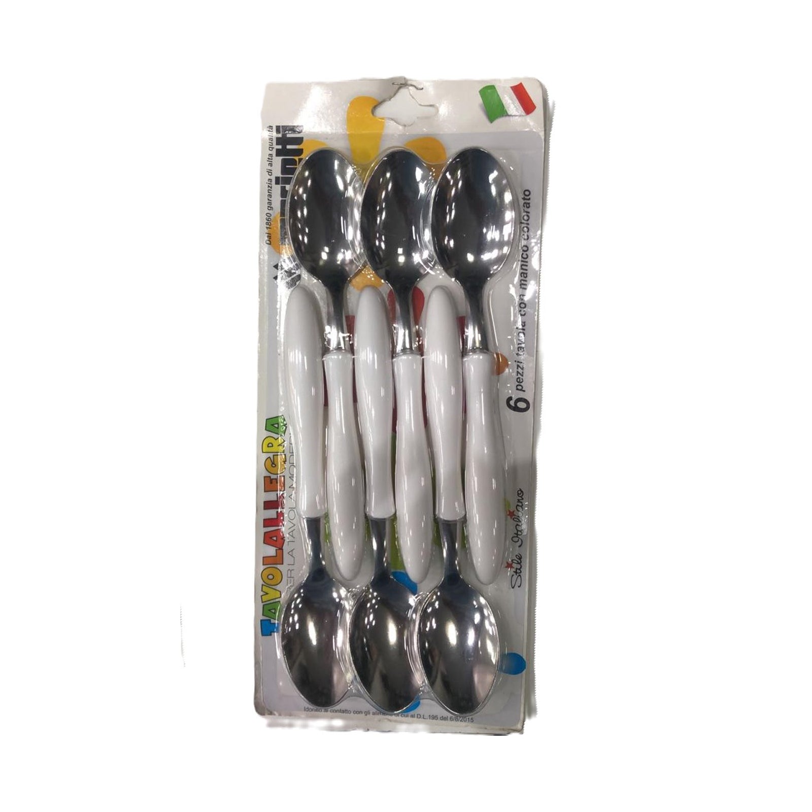 MAROB 200NB06B SPOONS-WHITE 6PCS