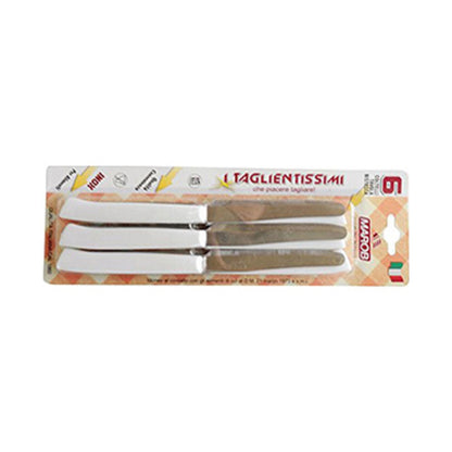 MAROB 24LB06B TABLE KNIFE WHITE 6PCS