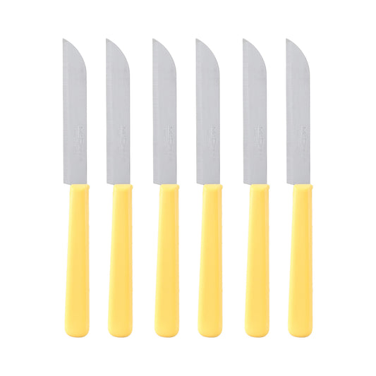 MAROB 43DFB06G STEAK KNIFE YELLOW 6PCS