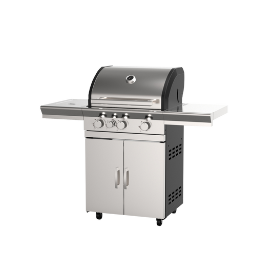 Superchef Gas BBQ 3 Burners + Side Burner