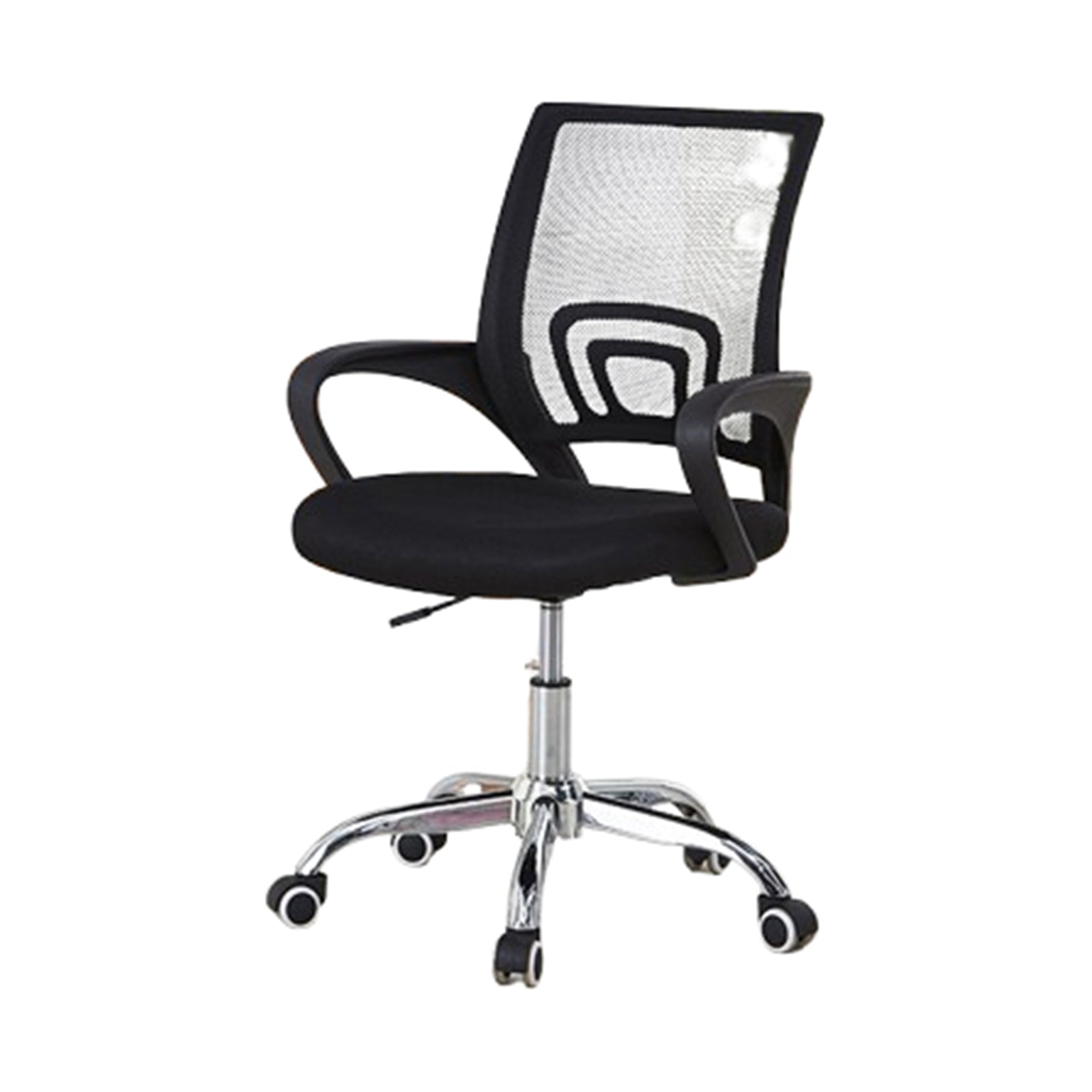 Matri Black Office Chair, Structured And Stylish