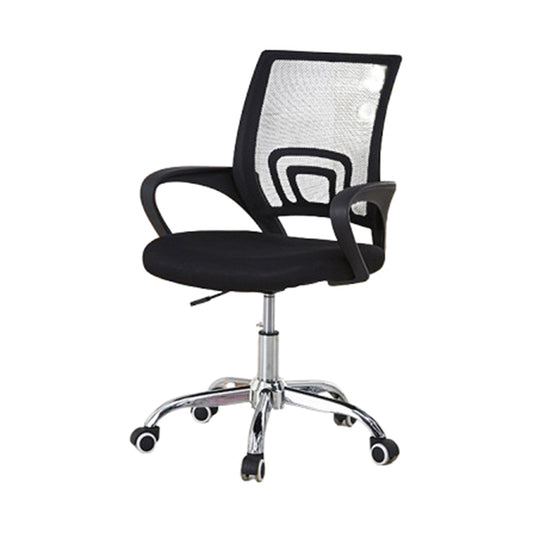 Matri Black Office Chair, Structured And Stylish