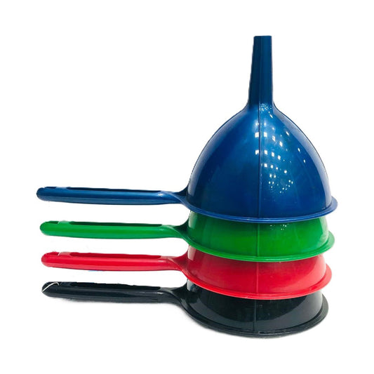 BIG COLORED PLASTIC FUNNEL