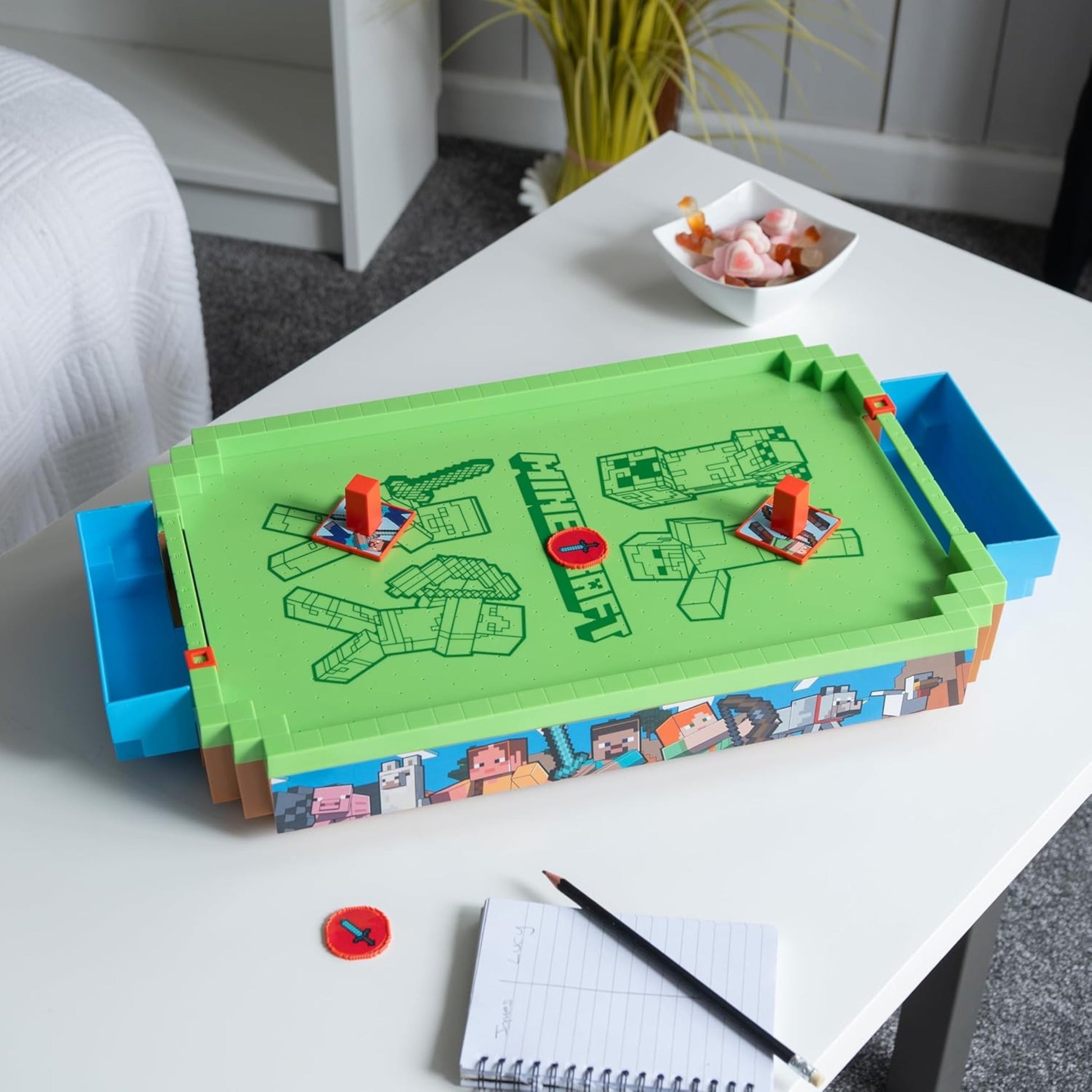 Ambassador Minecraft Arcade Air Hockey Overworld