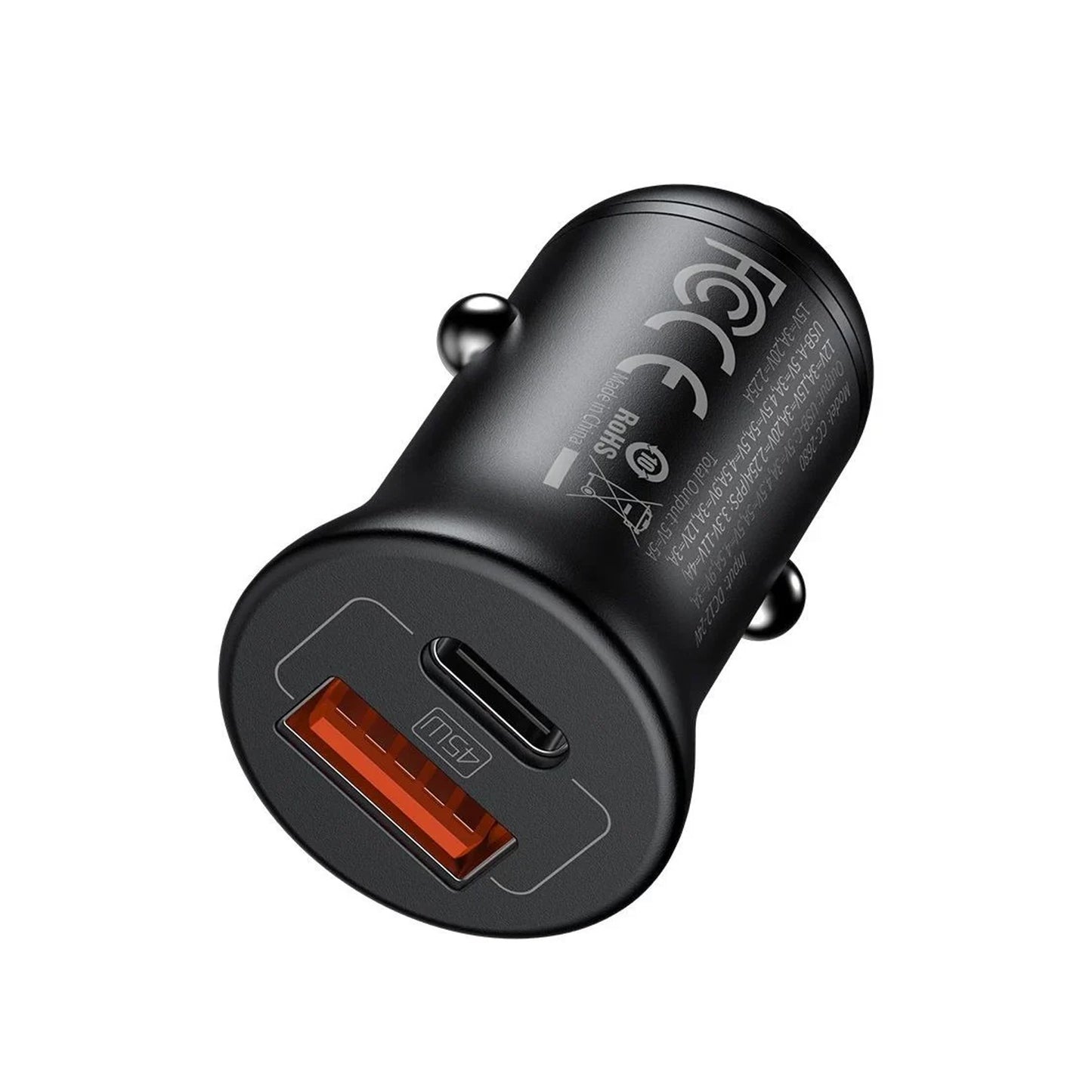 Mcdodo Cc-2680 45W Usb-A & Usb-C Pd Car Charger Black