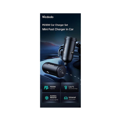 MCDODO CC-7493 PD30W Fast Car Charger KIT C TO C MCDODO